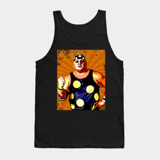 Hard Times // Retro Comics Style Tank Top